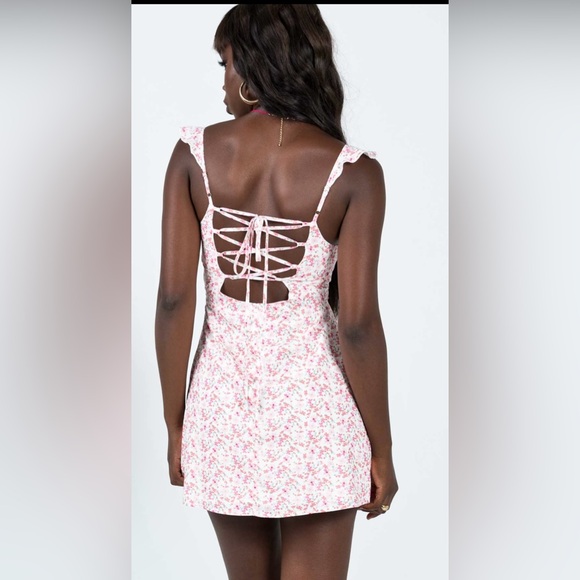 Princess Polly Landon Mini Dress Floral - Picture 3 of 7